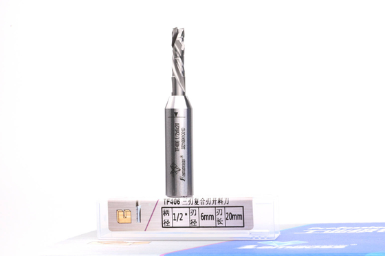 kaufen Rand-Kompressions-Stückchen TCT des Karbid-drei biss gerade 6mm für bohrende Zutat online manufacture