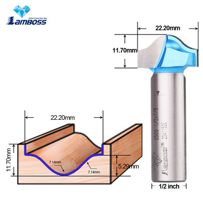 kaufen Lamboss Trim Bit für die Holzbearbeitung OEM CNC Trim Router Bit 1/2 