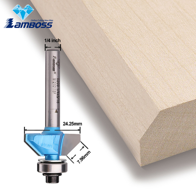 kaufen Lamboss V Router Bit 45 Grad Chamfer Bit mit Lagergravierungs-Routerbits online manufacture