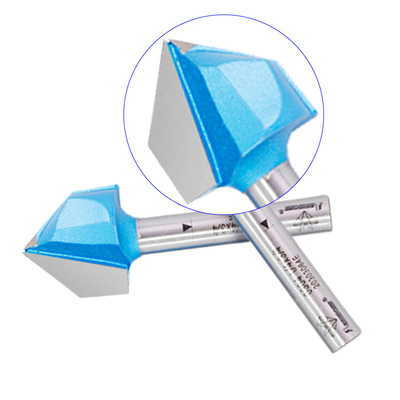 Hochpräzisions-V-Groove-Router-Bit-Doppelflöte-Chamfer-Carbide-Tipped-Holzbearbeitungswerkzeugbits