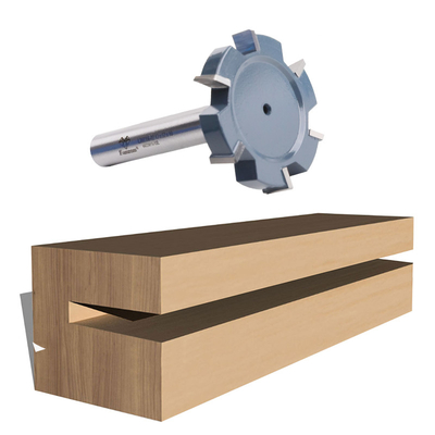 Lamboss 6 Zähne T-förmige Schlitze Router Bit für Holzbearbeitung Router Bit Karbid-Spitzen Bits