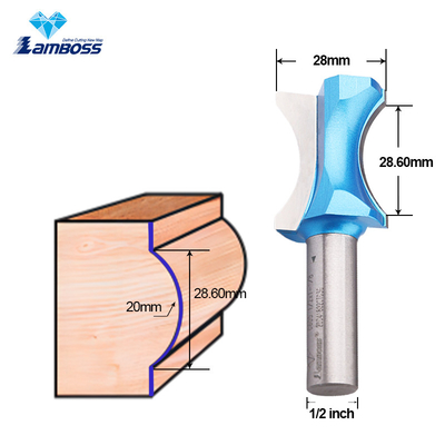 Lamboss Holz-Router-Bits Konvexe Rand-Router-Bit für Holzbearbeitung Werkzeuge Fräsmaschine