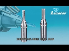 Anti Abrasion Zwei Flöten Router Bit, Antikorrosive Gerade Flöten Karbid Bohrstücke